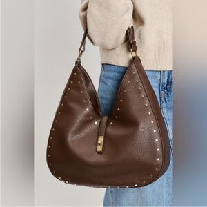 NWT MODA LUXE OLIVIA HOBO - CHOCOLATE